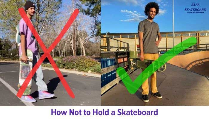 How Not to Hold a Skateboard How Not to Hold a Skateboard