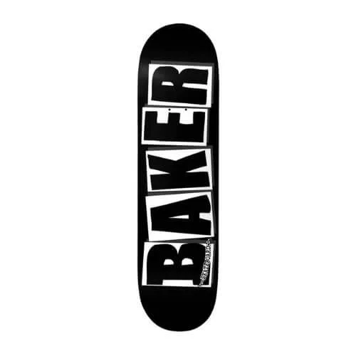 Types of Skateboard Decks: A Simple Guide for Beginners! 3 Baker Brand Logo Deck-8.0 BlackWhite Skateboard Deck