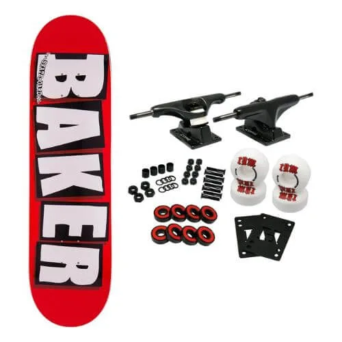Are Baker Skateboards Good for Beginners? 3 Baker Skateboard Complete Brand Logo White 8.25