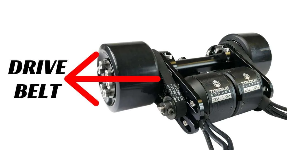 Top 11 Tips To Maintain Your Electric Skateboard 8 CHECK DRIVE BELT