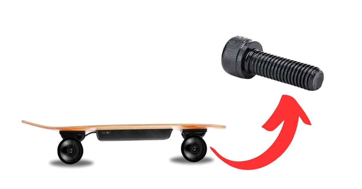 Top 11 Tips To Maintain Your Electric Skateboard 7 CHECK SCREWS AND NUTS