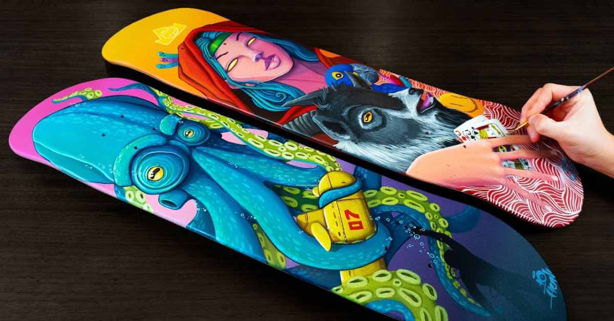 Design and Planning For Paint A Longboard