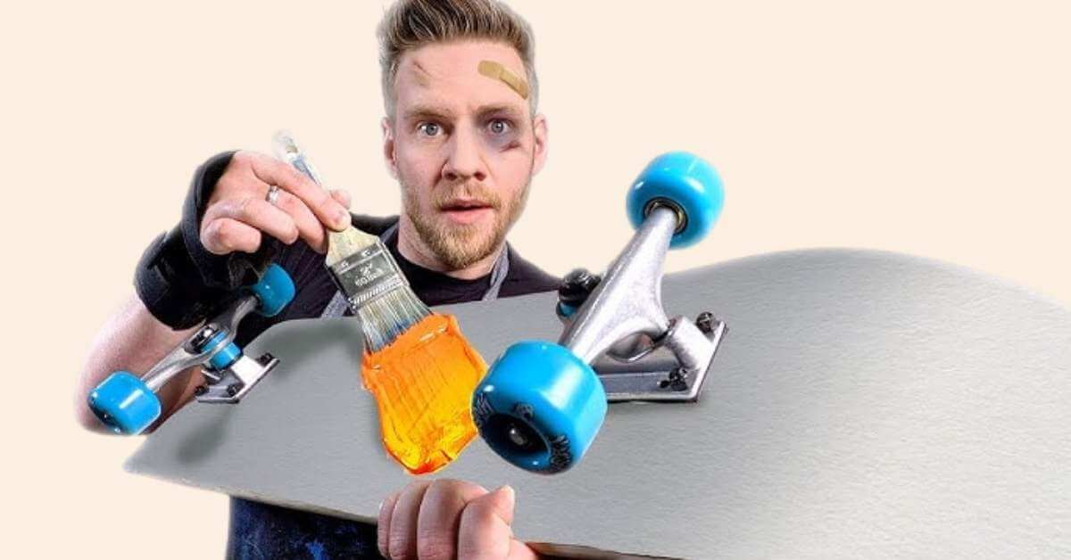 Paint a longboard