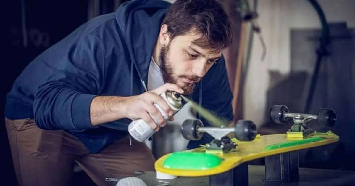 How To Paint A Longboard: A Complete Guide For Beginners! 3 Spray Painting longboard