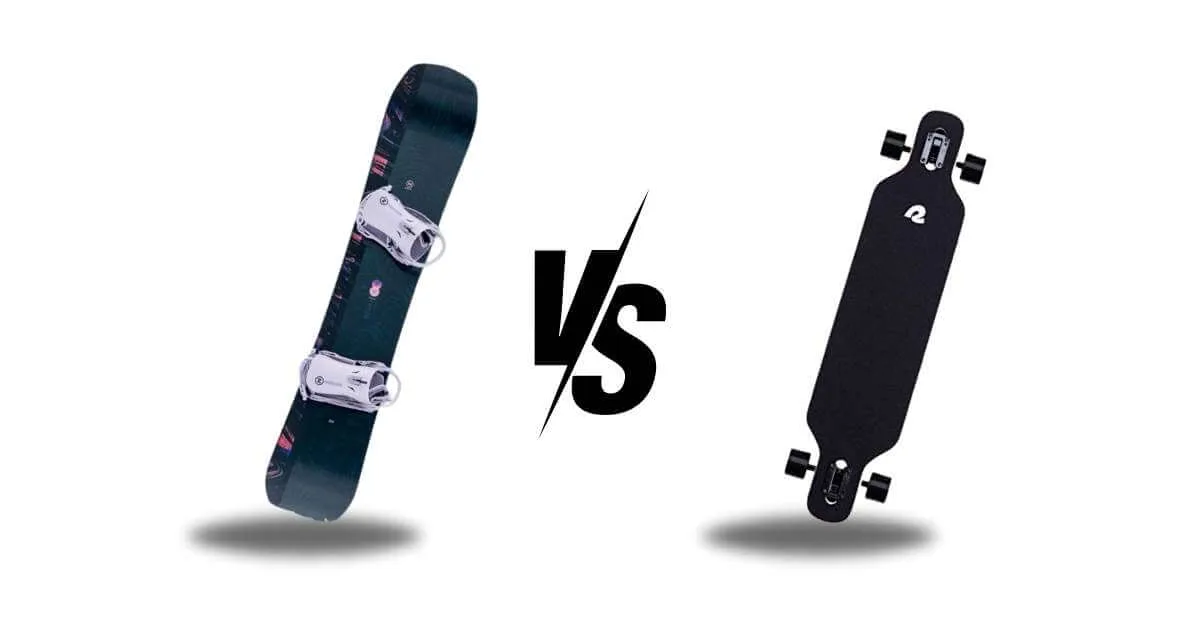 Differences Between Snowboarding and Longboarding