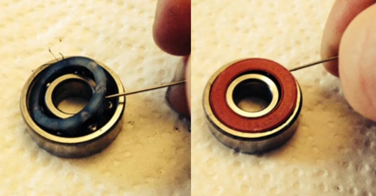 Clean Skateboard Bearings