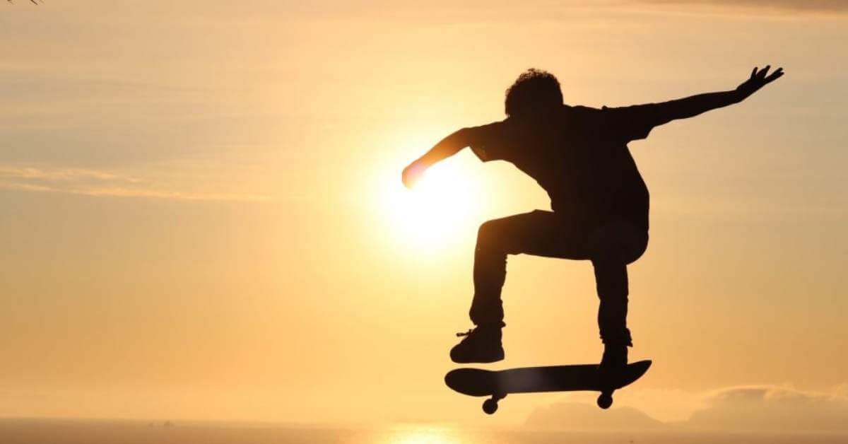 Kickflip Trick skateboard