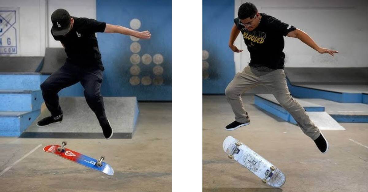 Performing a Kickflip