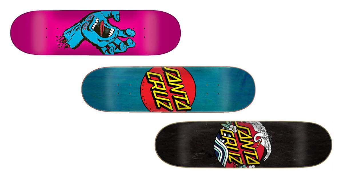 Santa Cruz skateboards Decks Price Range