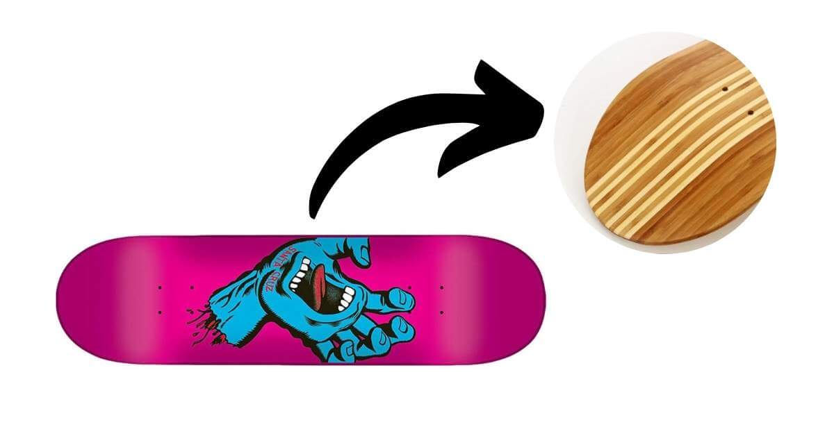 santa cruz skateboard Deck