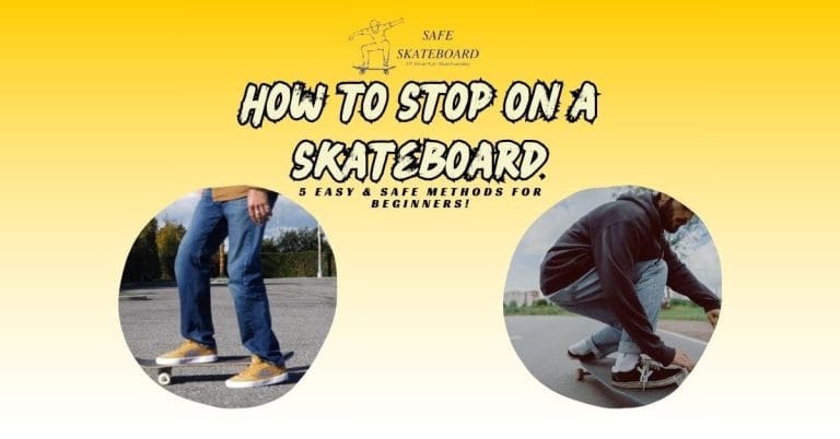 How to stop on a skateboard