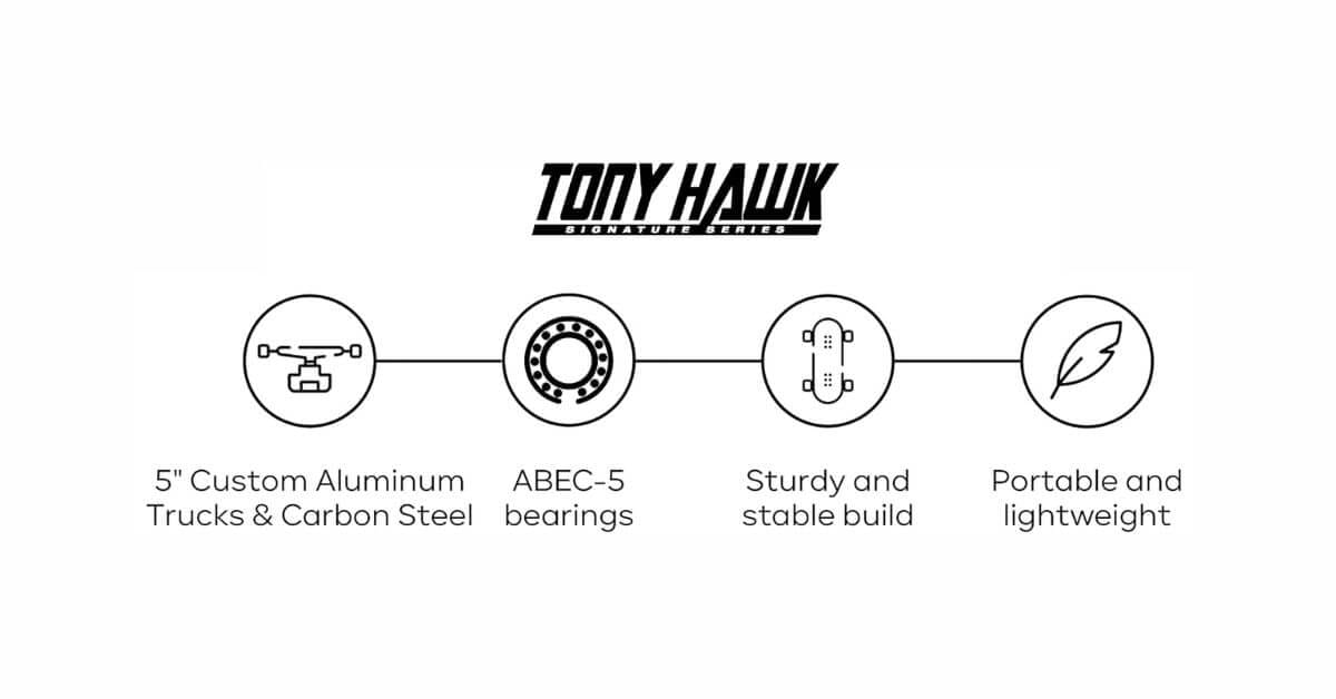 Key Features of Tony Hawk Signature Series Skateboards