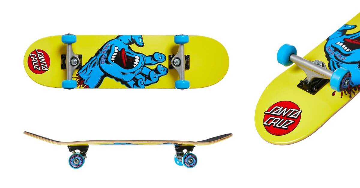 Santa Cruz Screaming Hand Skateboard Key feature