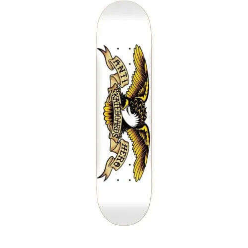 Anti Hero Skateboard Decks: Expert Review, Sizes & Top Picks! 2 Anti-Hero Classic Eagle White Deck - 8.75 Inches