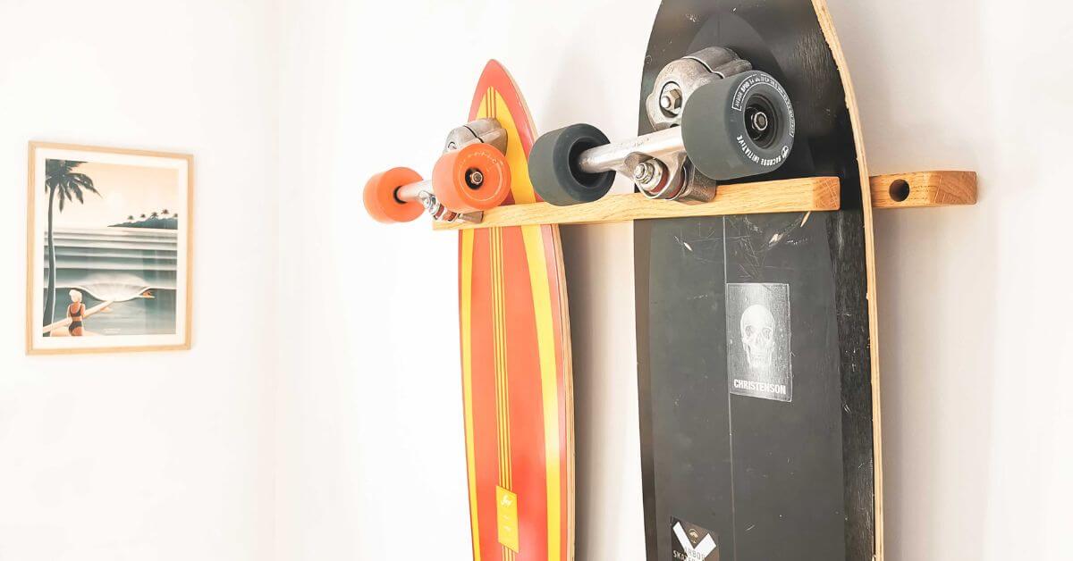 How to Hang a Skateboard Using Nails