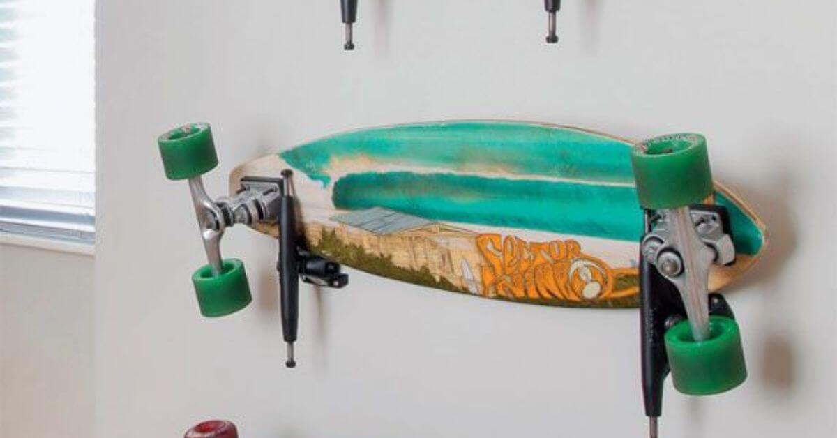 How to Hang a Skateboard on a Wall Horizontally