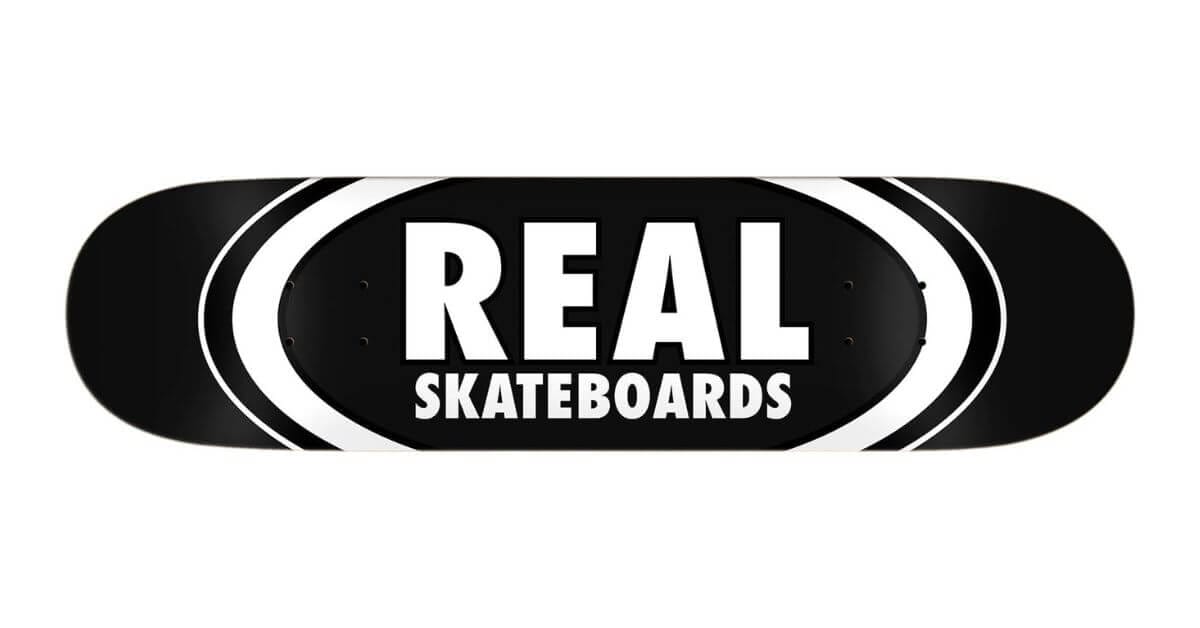 Real Team Classic Oval Skateboard Deck_ Best Skateboard Deck for Park