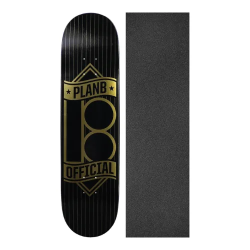 Top 10 Best Pro Skateboarders: With Their Famous Signature Gears! 20 5. Plan B Skateboards Banner Gold Skateboard Deck