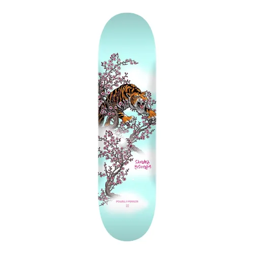 Top 10 Best Pro Skateboarders: With Their Famous Signature Gears! 23 6. Powell Peralta Sakura Yosozumi Tiger Skateboard Decks