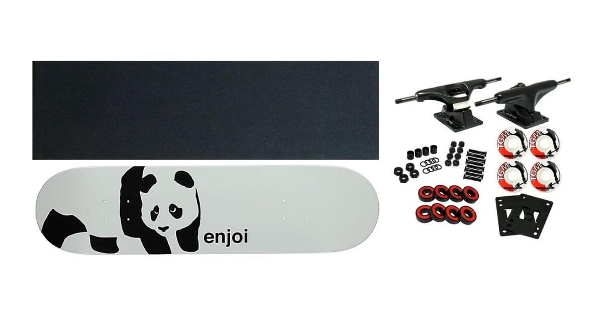 ENJOI Skateboards WHITEY PANDA Complete 8.0” _ The Best All-Around Street and Park Board