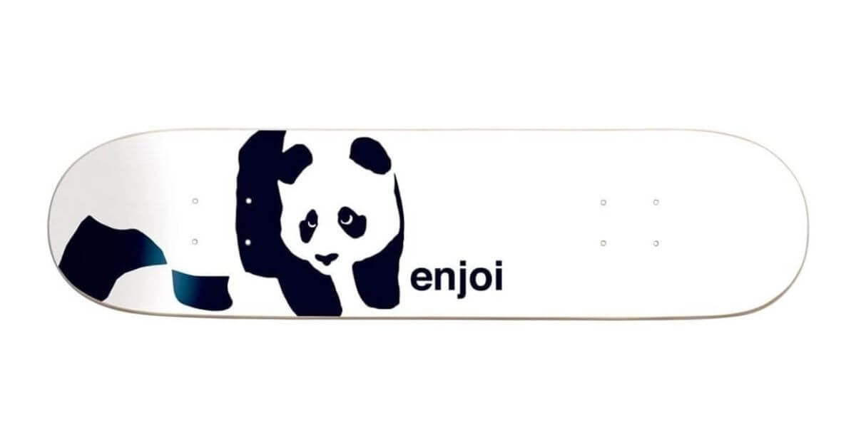 Enjoi Skateboards Whitey Panda Deck – 8.0_ x 31.9_ _ Best Deck for Custom Street Setups