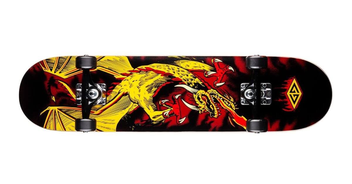 Powell Golden Dragon Complete Skateboard - Flying Dragon 2